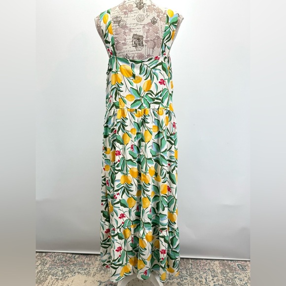 AVA & VIV Lemon Floral Midi Dress size XXL - Picture 6 of 12